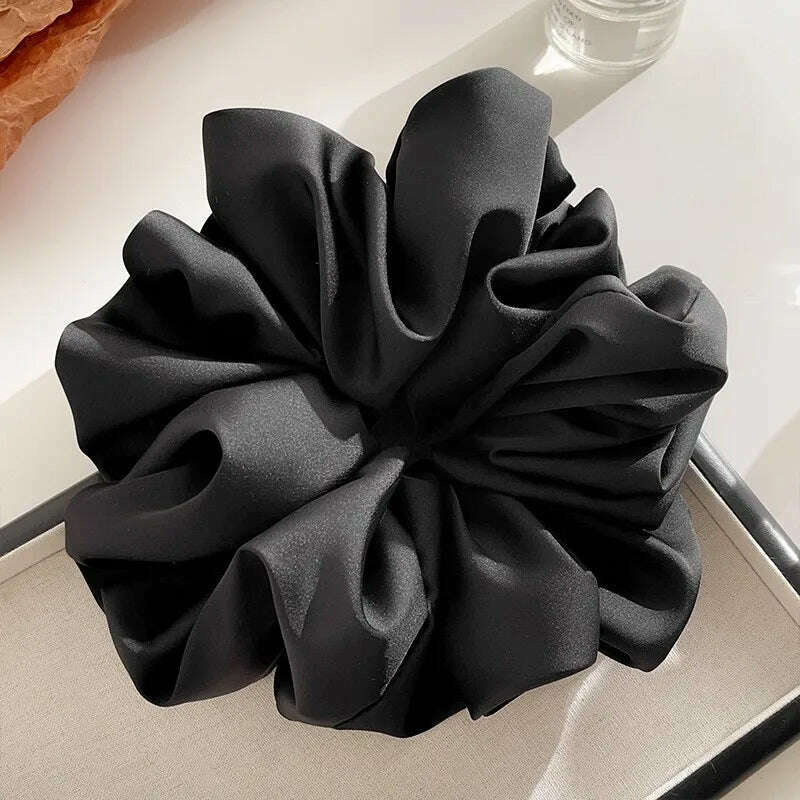 Oversize Satin Scrunchies Elastic Hair Bands
