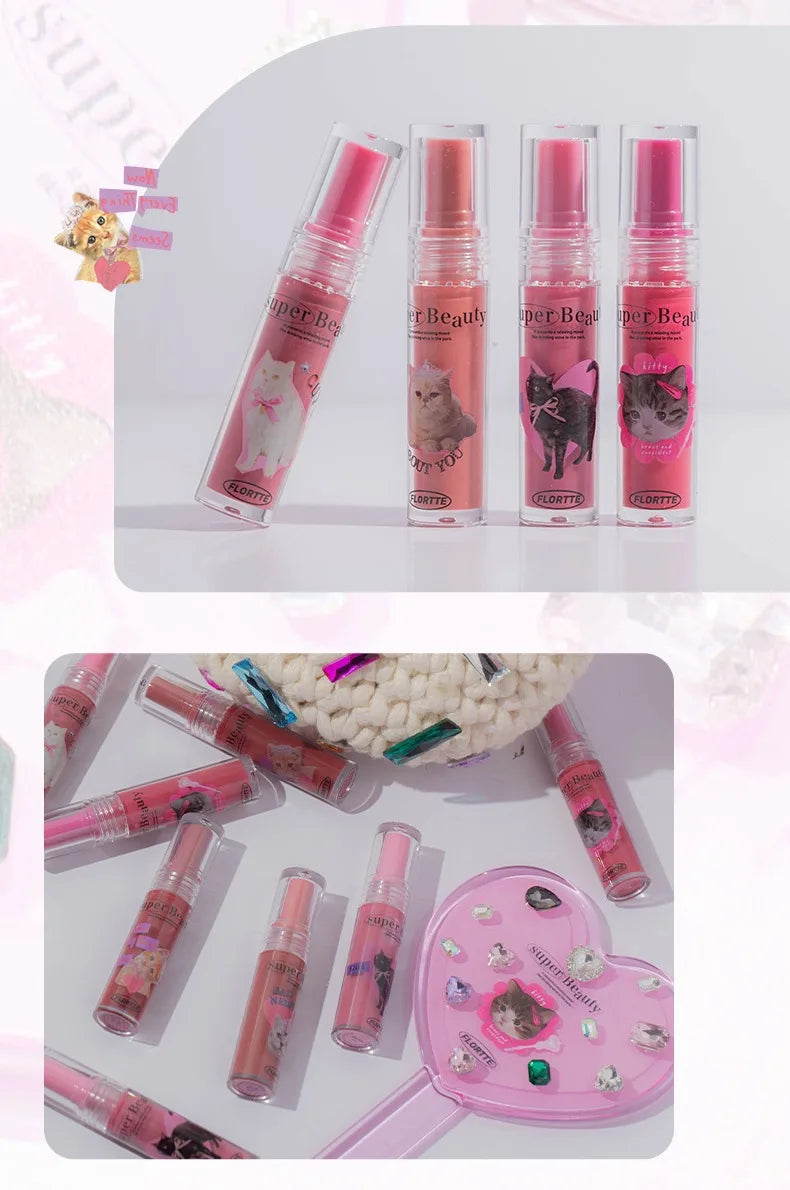 FLORTTE Lip Plumper Gloss – Moisturizing Lip Oil