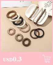Satin Solid Color Scrunchies