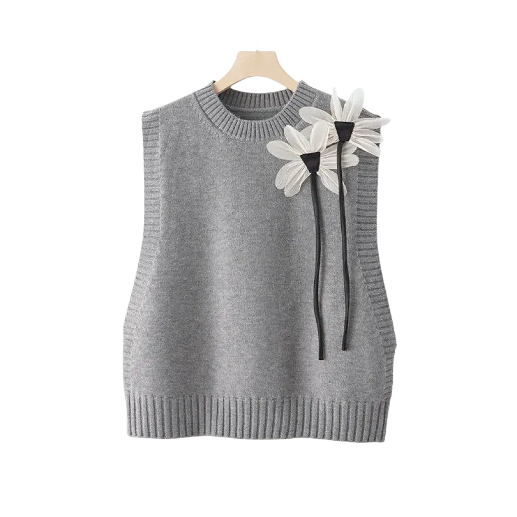 Autumn Winter Knitted 3-Piece Set: Vest, Shirt & Pants - D&M Boutique
