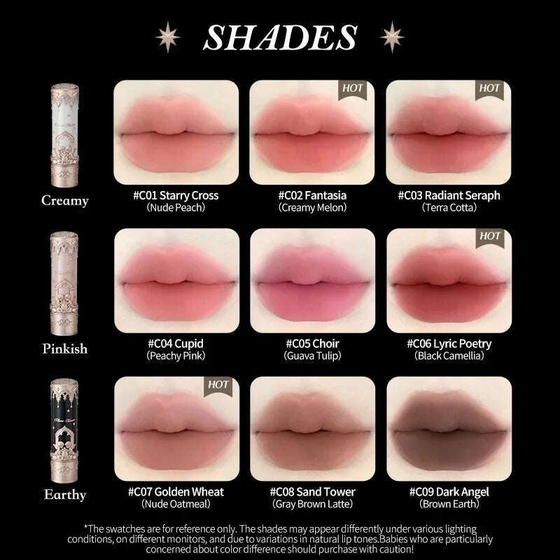 Flower Knows Little Angel Velvet Lipstick – Long-Lasting Matte