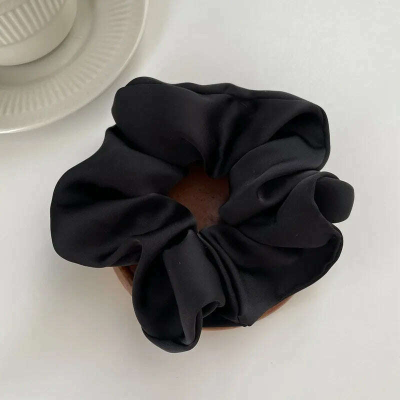 Oversize Satin Scrunchies Elastic Hair Ties