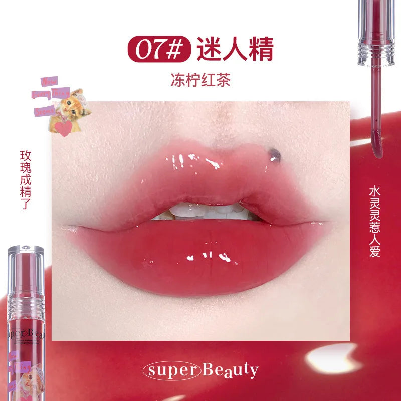 FLORTTE Lip Plumper Gloss – Moisturizing Lip Oil