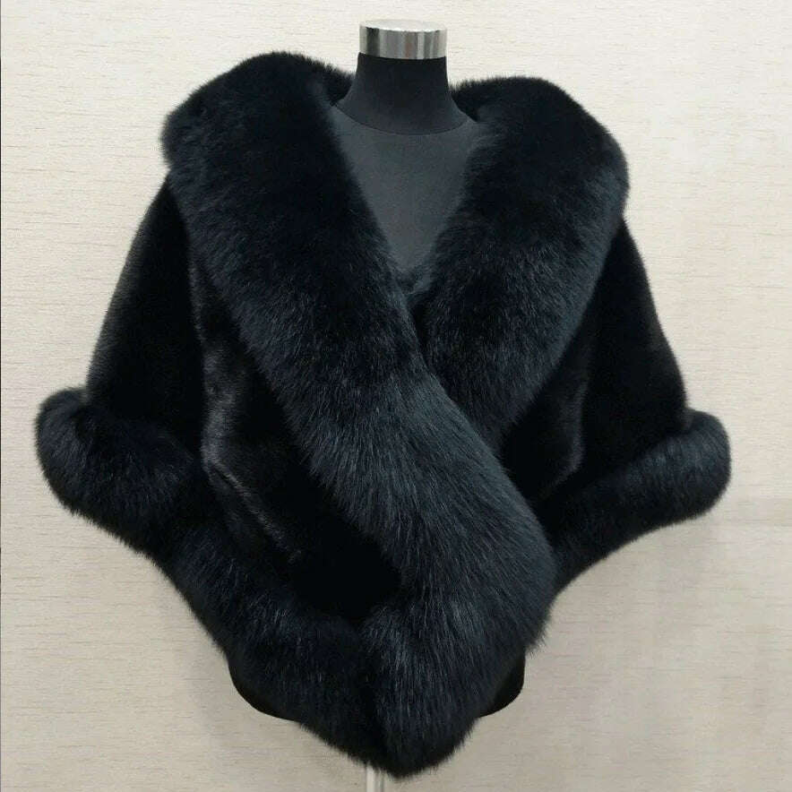 Elegant Faux Fur Bridal Wrap – Perfect for Winter Weddings
