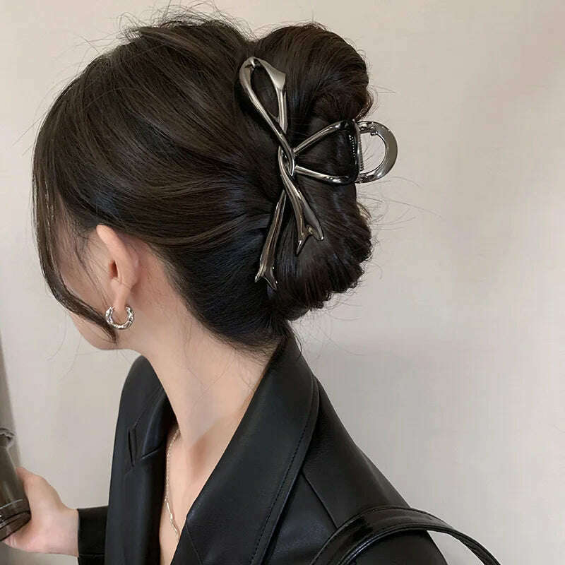 2024 Parcce Vintage Ribbon Bow Hair Claws