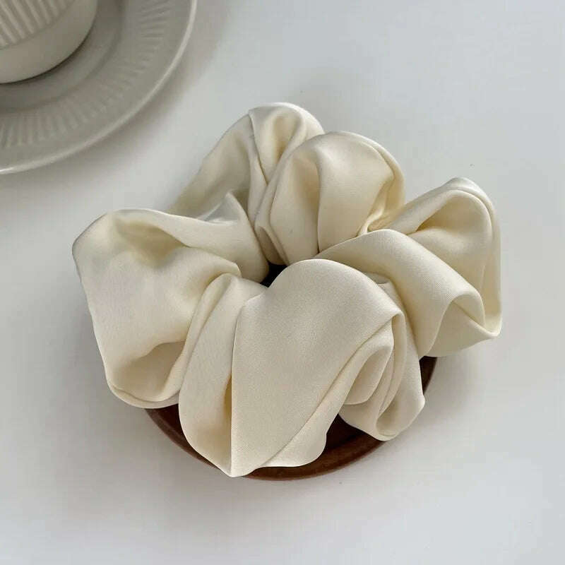 Oversize Satin Scrunchies Elastic Hair Ties