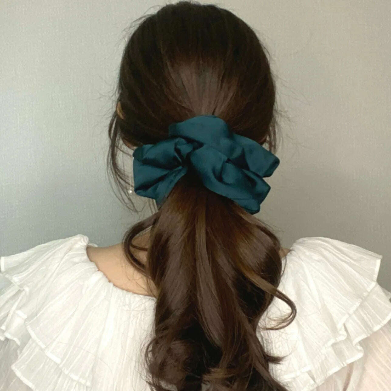 Oversized Silk Scrunchies for Women