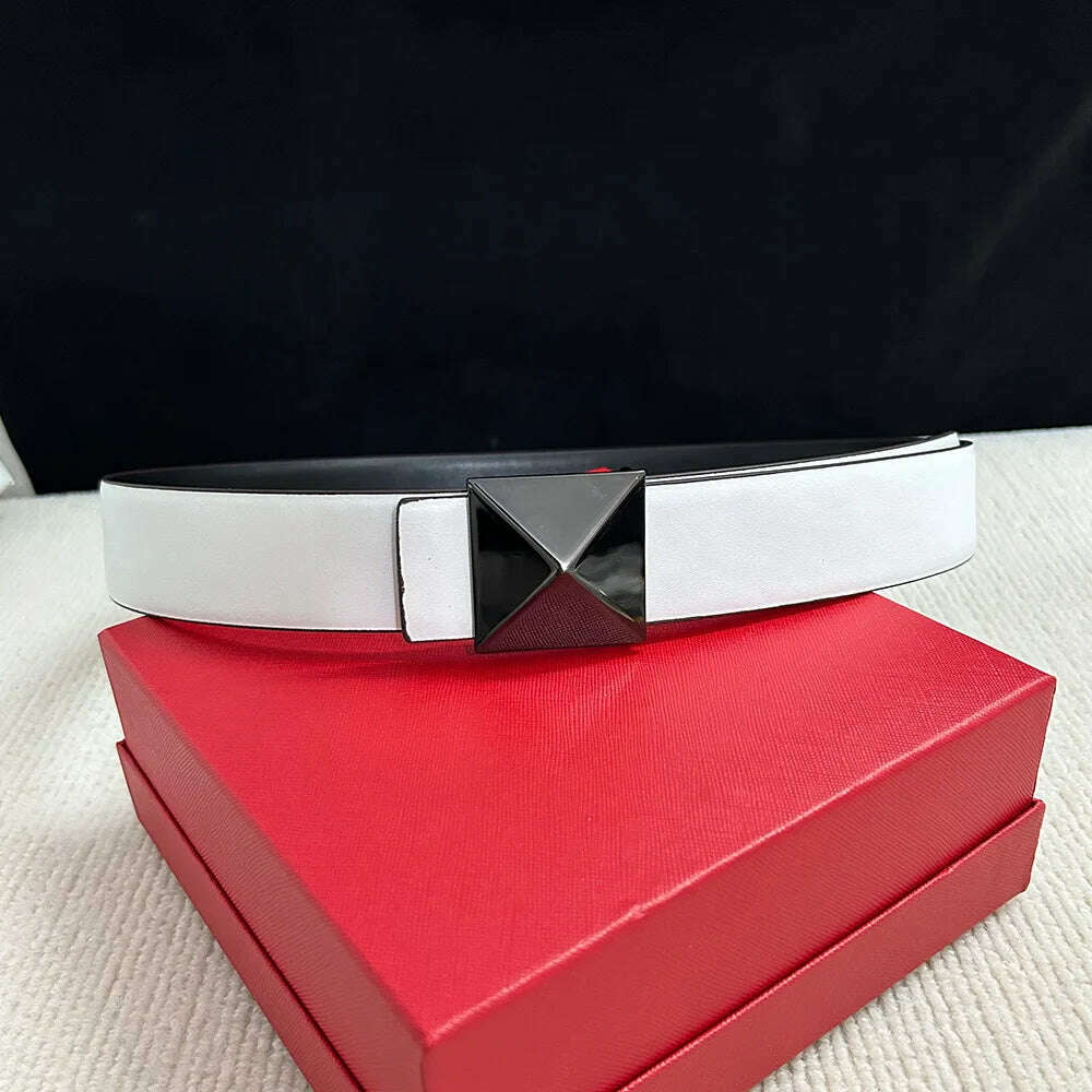 2024 Luxury Reversible Leather Belt