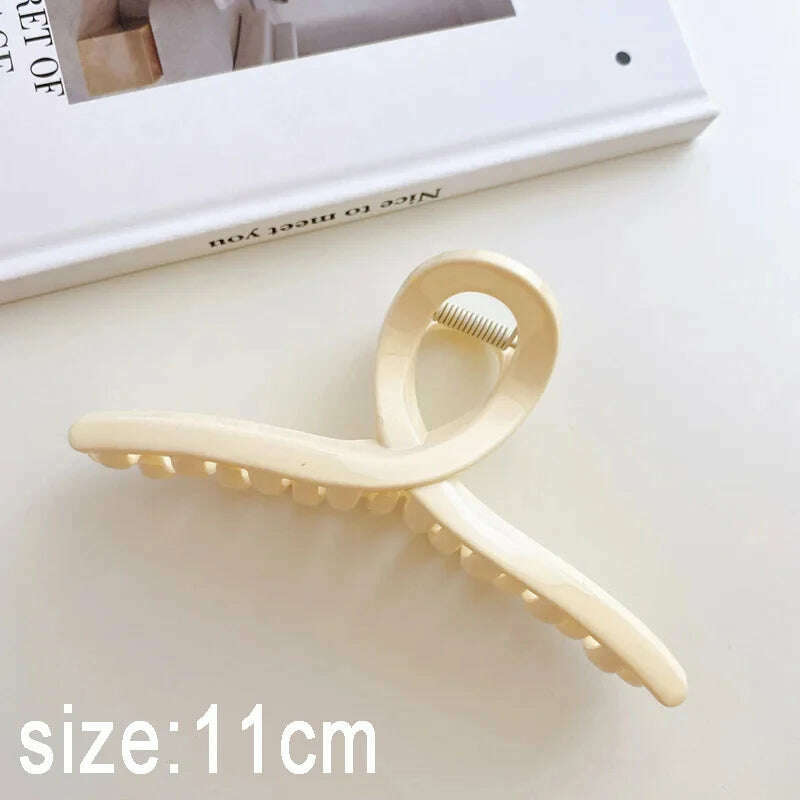 13cm Large Acrylic Geometric Hair Claw Clip for Women