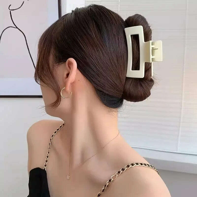 Korean Large Plastic Hair Claw