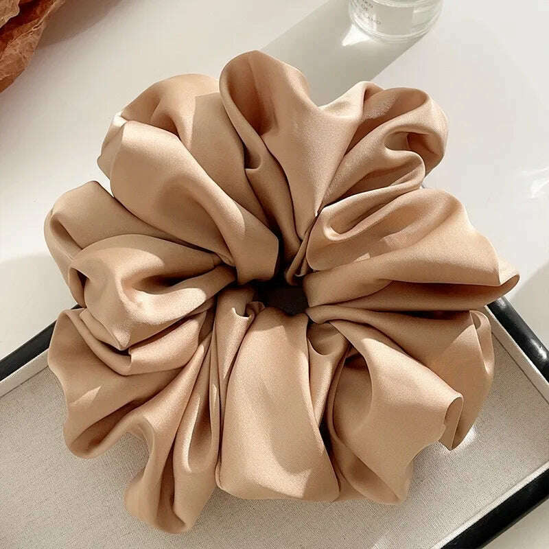 Oversize Satin Scrunchies Elastic Hair Bands