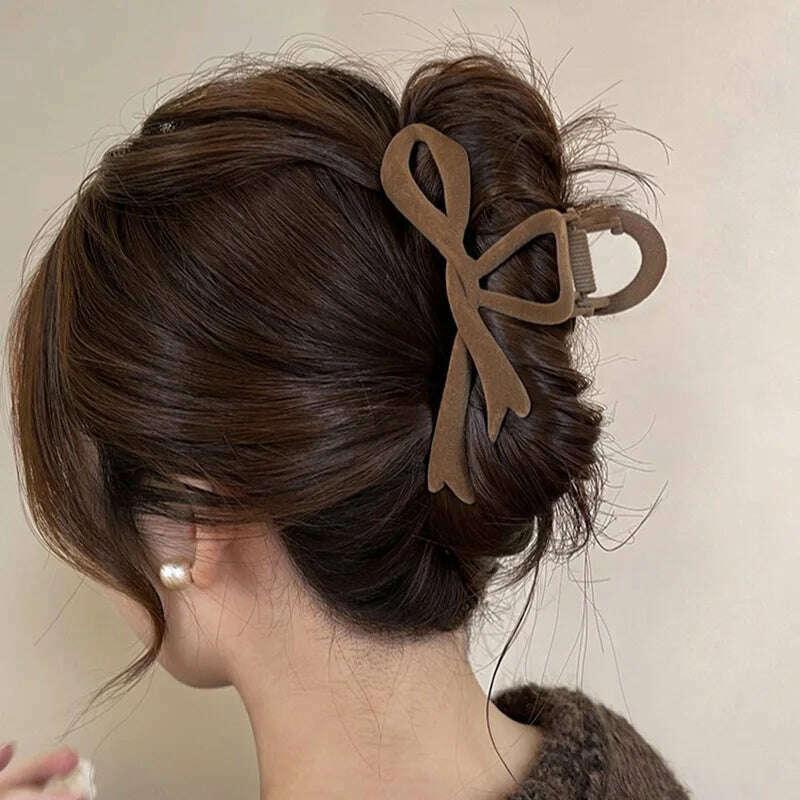 Red Velvet Bow Hair Clip