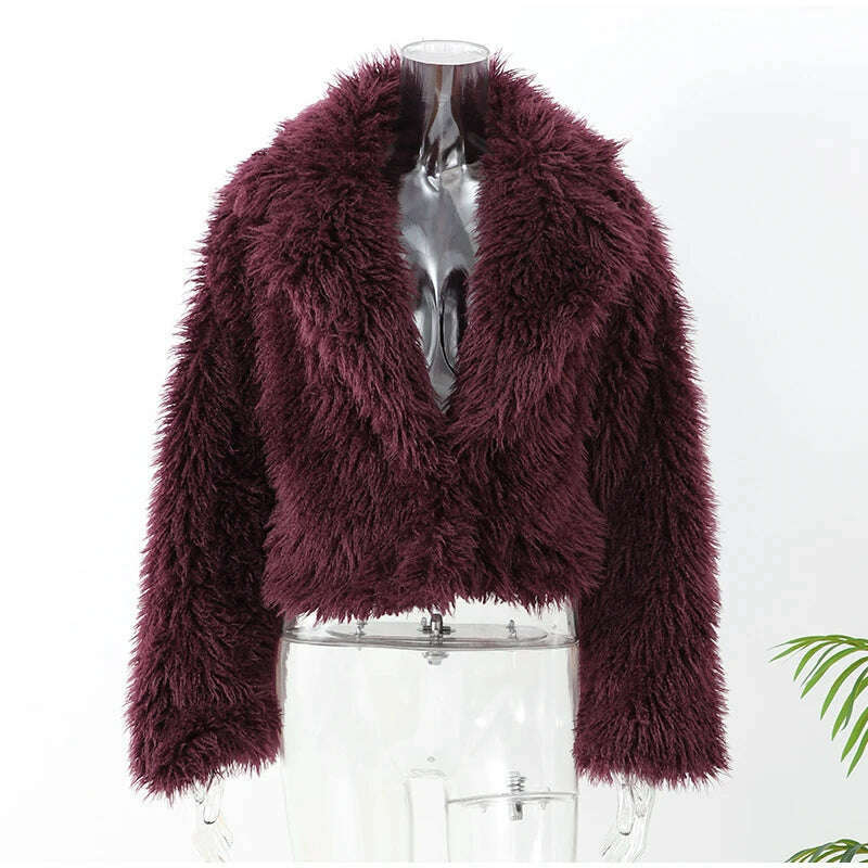Fashion Faux Fur Jacket Coat for Women – Cozy & Stylish Winter Cardigan