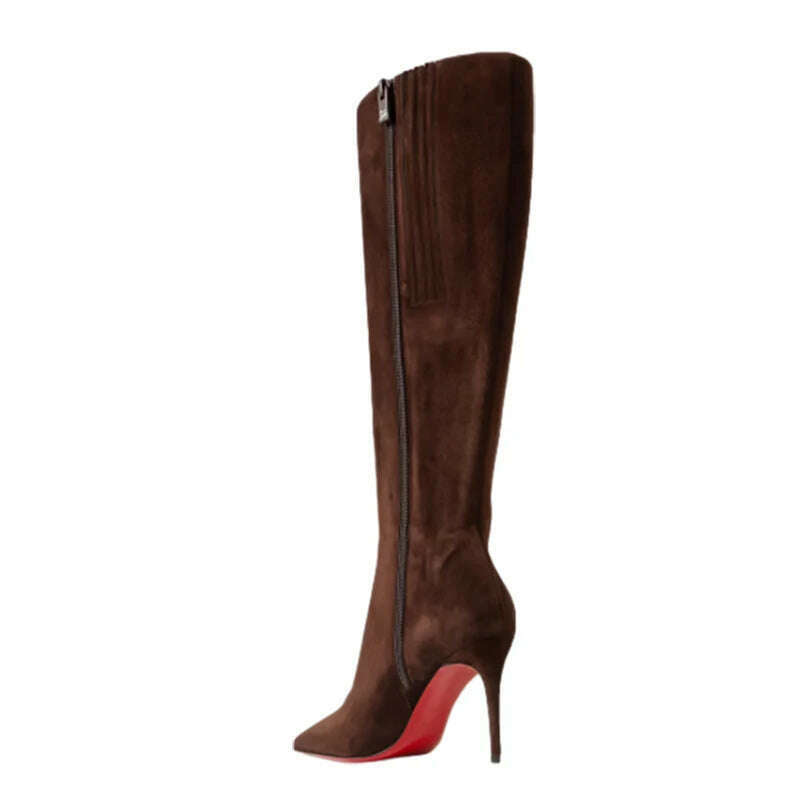 Ods Pointed Toe Knee High Boots