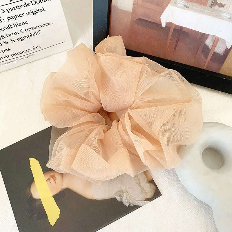 Summer Organza Silk Scrunchies
