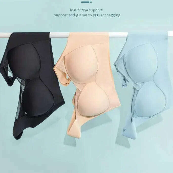 Seamless Large Size Bra: Anti-Sagging, Wire-Free, Comfortable - D&M Boutique