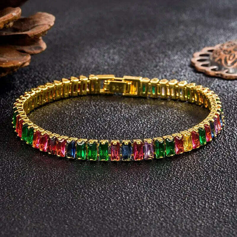3MM D VVS Moissanite Tennis Bracelet S925 Wedding Gift