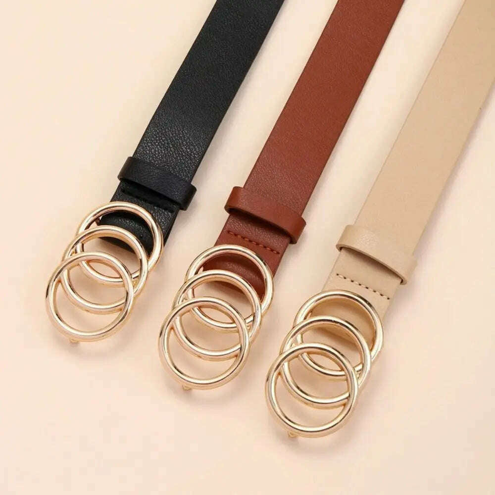 Waist Decoration Fashion Versatile Leather Belt