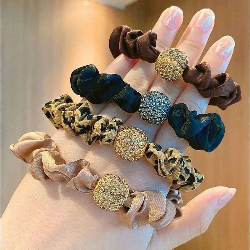 Elastic Hair Ties Scrunchies for Women and Girls