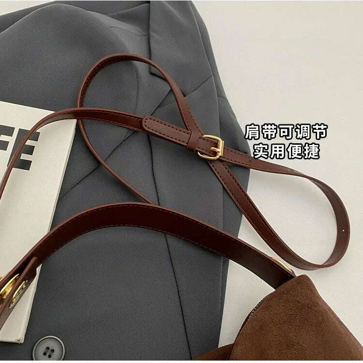 2024 Advanced Retro Textured Shoulder Bag - Large Capacity