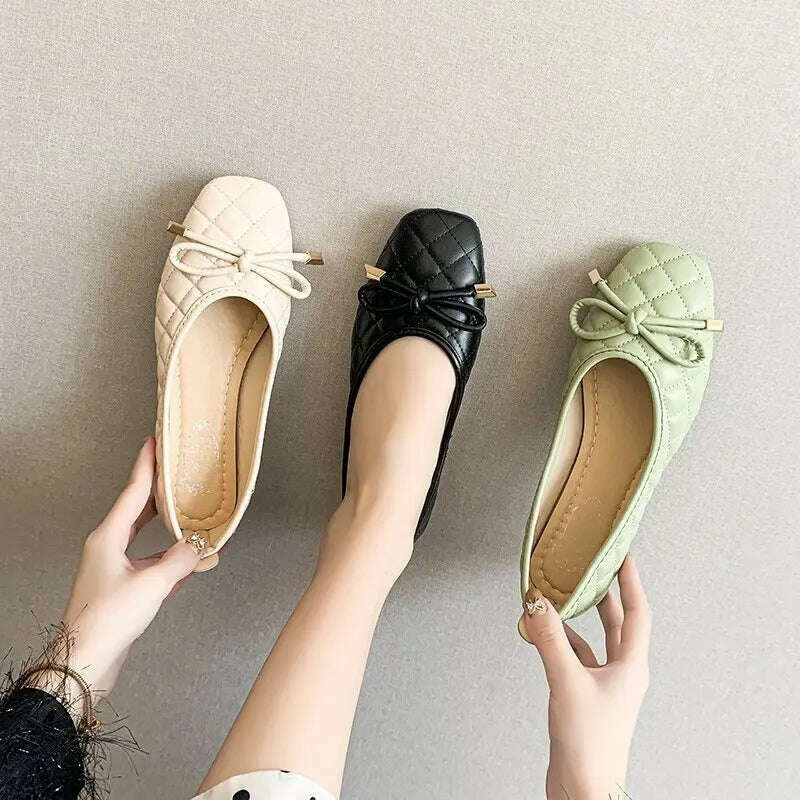 Fashion Pointed Toe Flats - Casual Loafers for Women