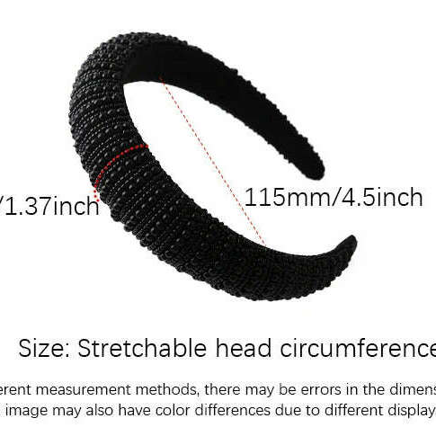 Hair Hoop with ABS Pearl Decoration for Women.