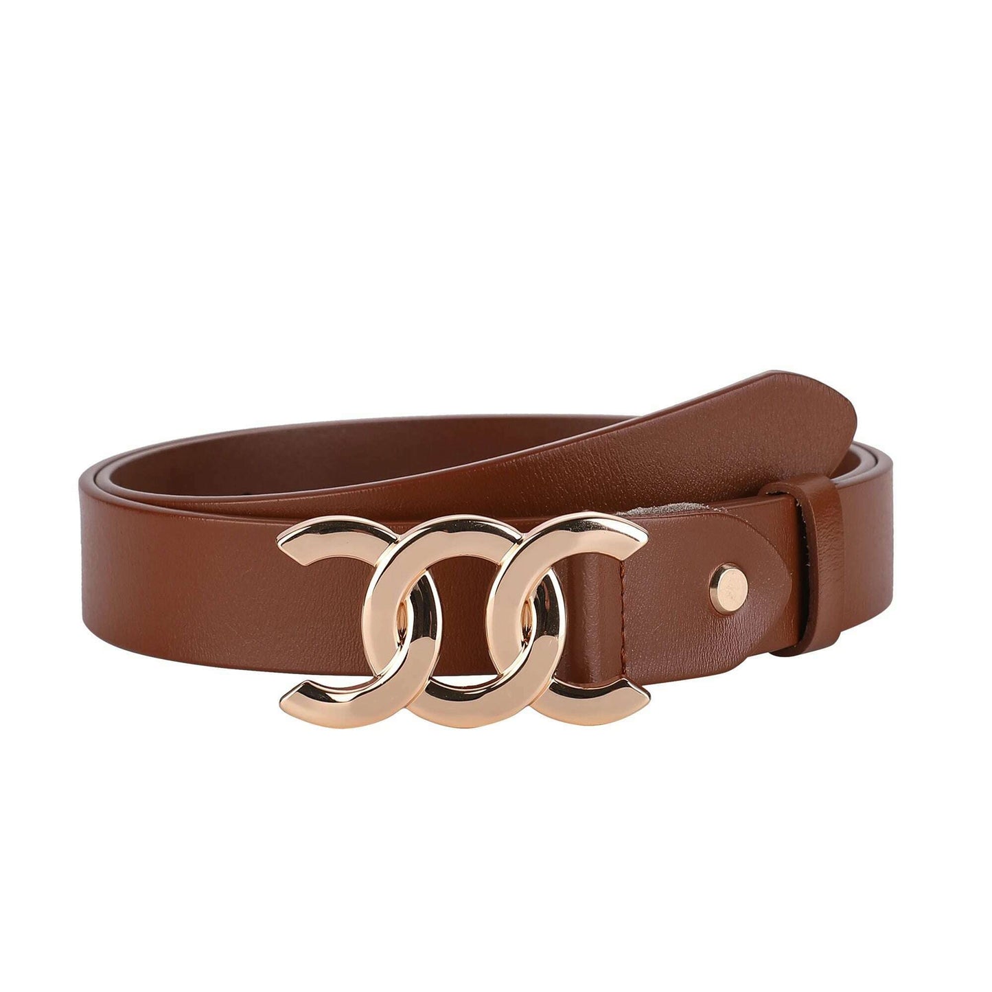 Genuine Leather Decorative Thin Women's Belt