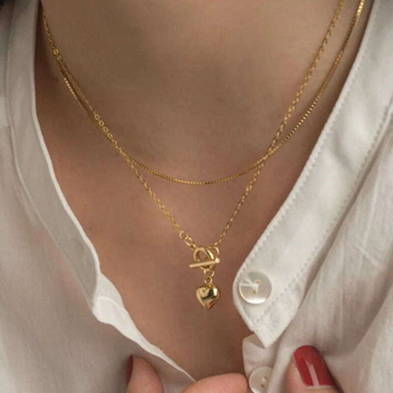 Classic Gothic Tattoo Red Velvet Choker Necklace Red Heart Pendant Necklaces For Women Fashion Jewelry Valentine's Gift N0352