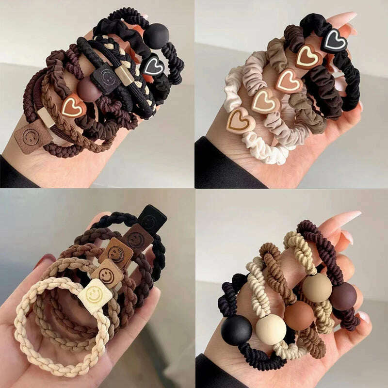 Elastic Hair Ties Scrunchies for Women and Girls