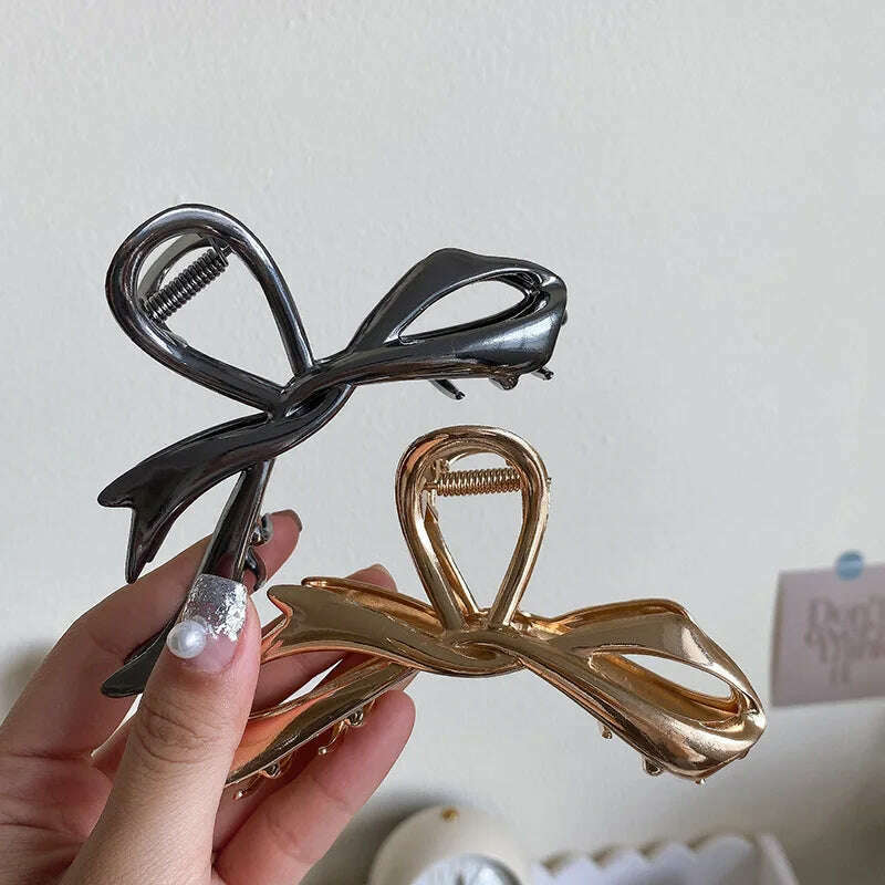 2024 Parcce Vintage Ribbon Bow Hair Claws