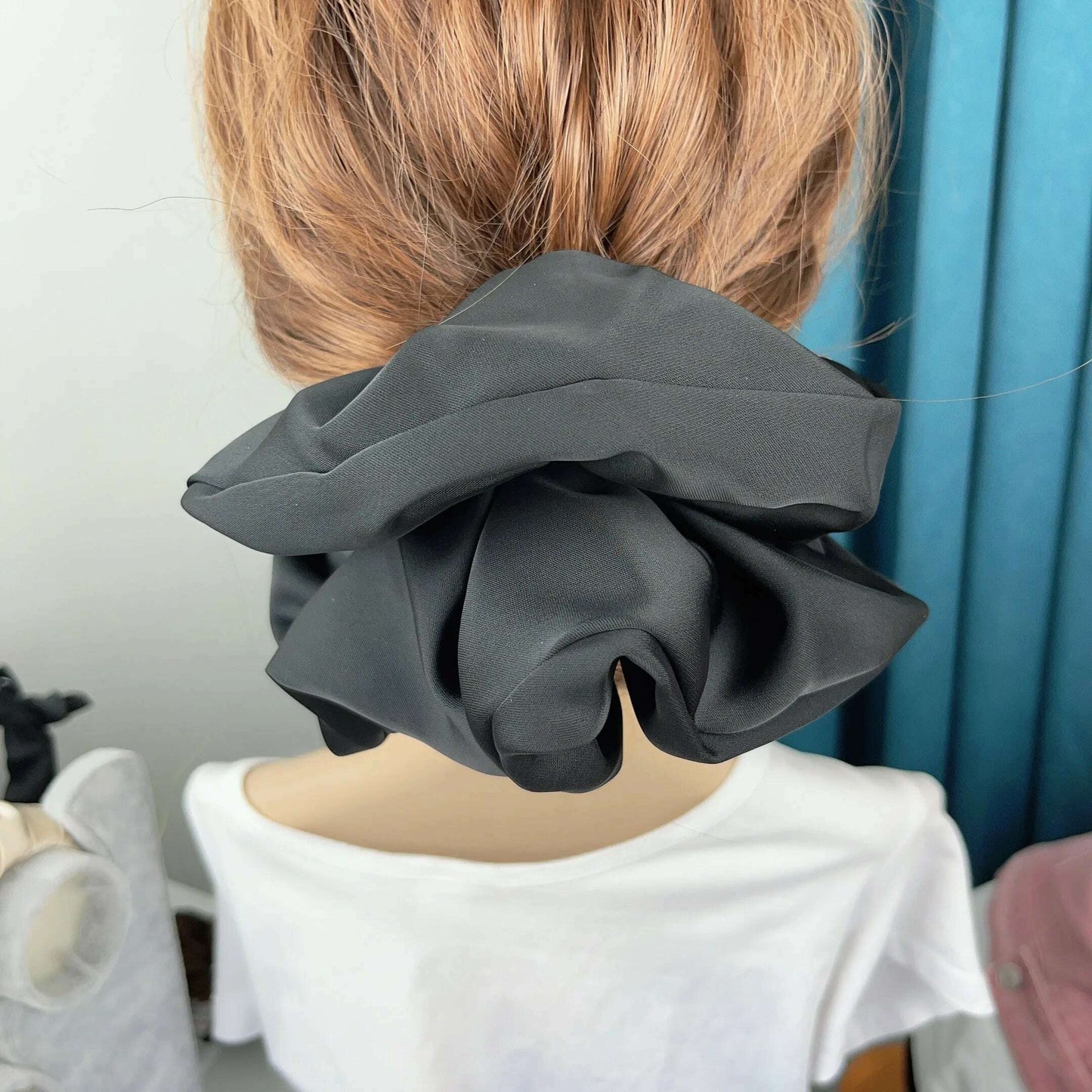 Oversize Satin Scrunchies Elastic Hair Ties