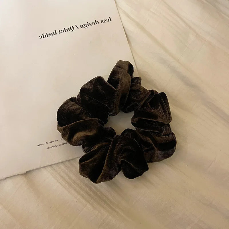 Large Velvet Hair Scrunchies