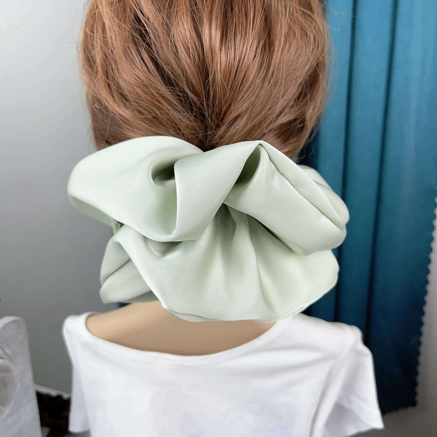 Oversize Satin Scrunchies Elastic Hair Ties