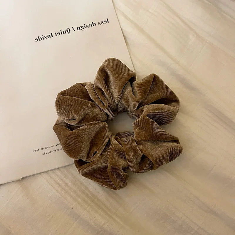 Large Velvet Hair Scrunchies