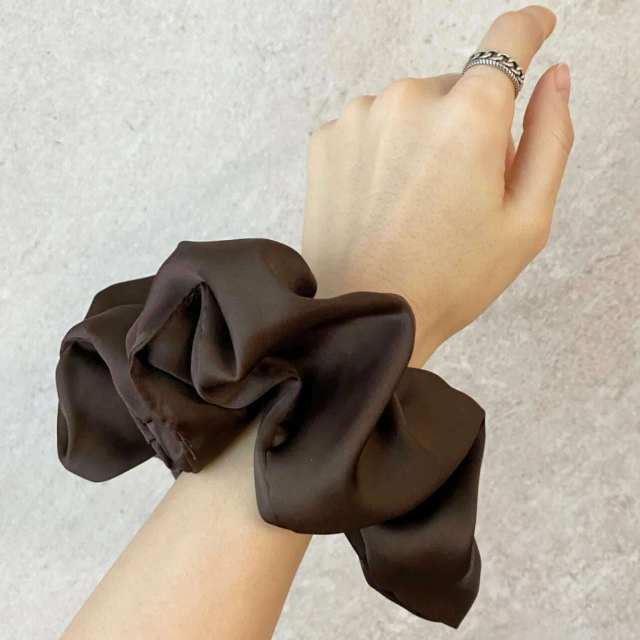 Oversized Silk Scrunchies for Women