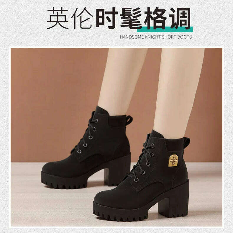 Elegant High Heel Ankle Boots for Women