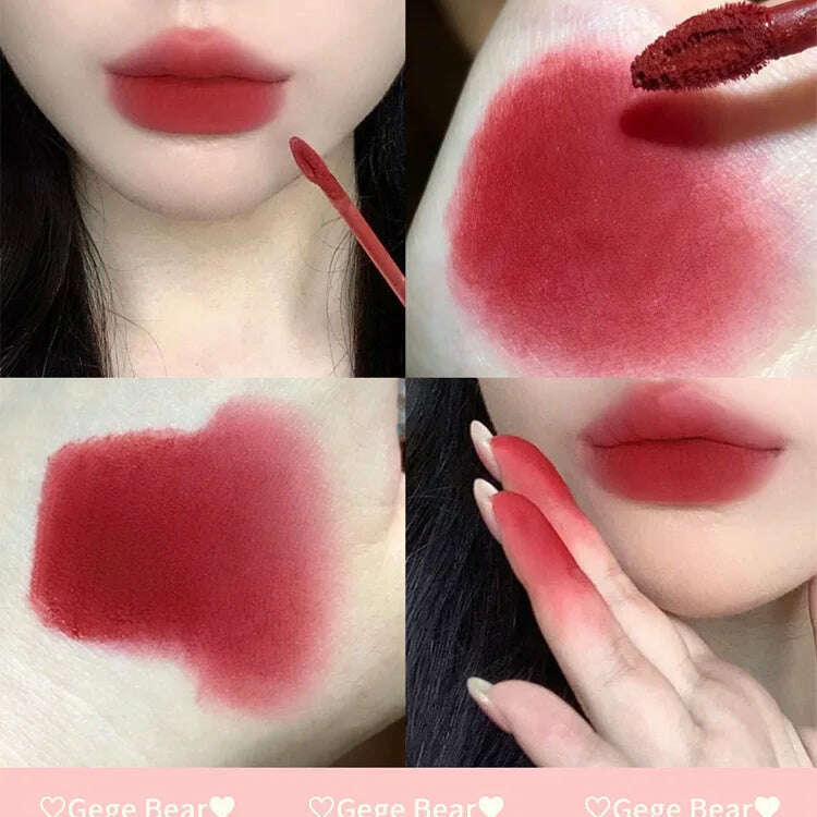 Gege Bear Rabbit Lip Glaze – Matte Velvet Lip Clay