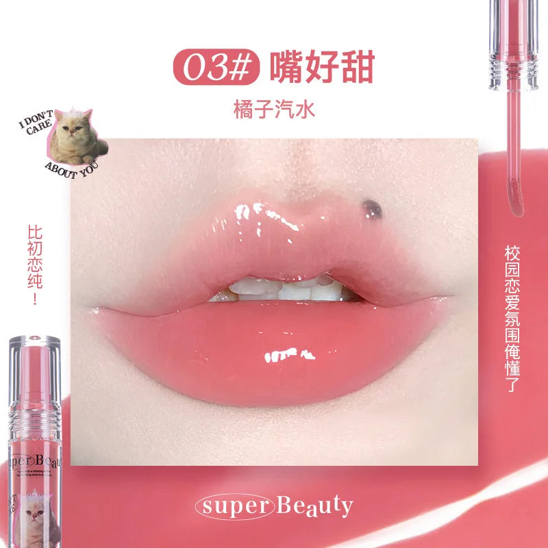 FLORTTE Lip Plumper Gloss – Moisturizing Lip Oil