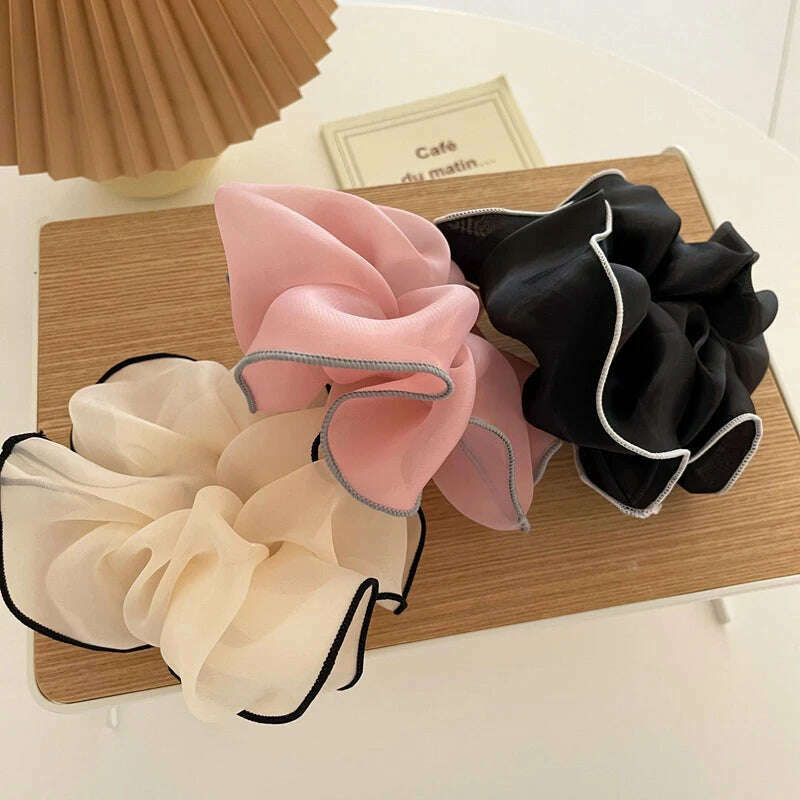 Summer Organza Silk Scrunchies