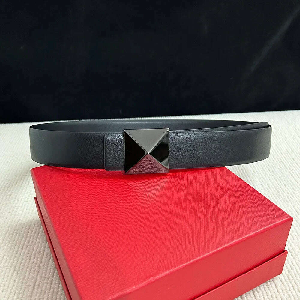 2024 Luxury Reversible Leather Belt
