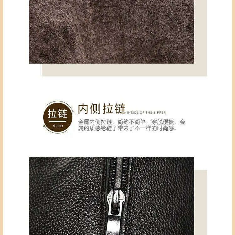 SBIP Mid-Calf Leather Boots