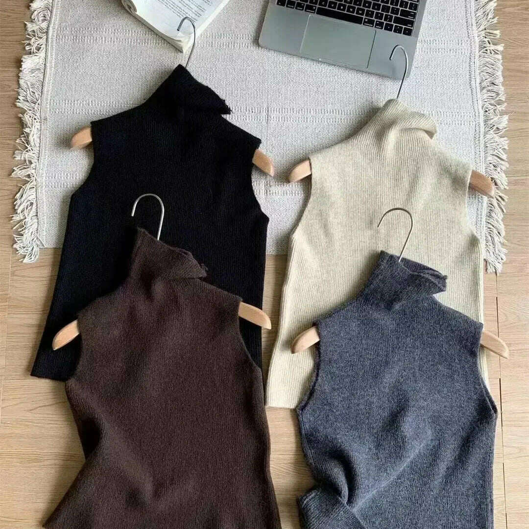 Women’s 3-Piece Set – Knit Sweater, Vest, High Waist Skirt, Casual Morocco Style - D&M Boutique