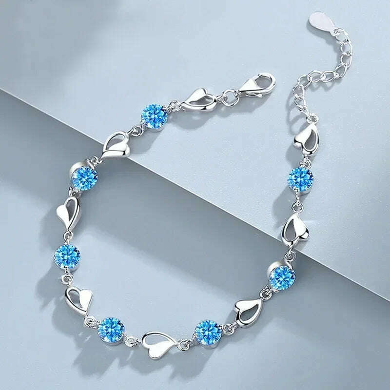 Luxury 925 Sterling Silver Star Beaded Bracelet for Women - D&M Boutique