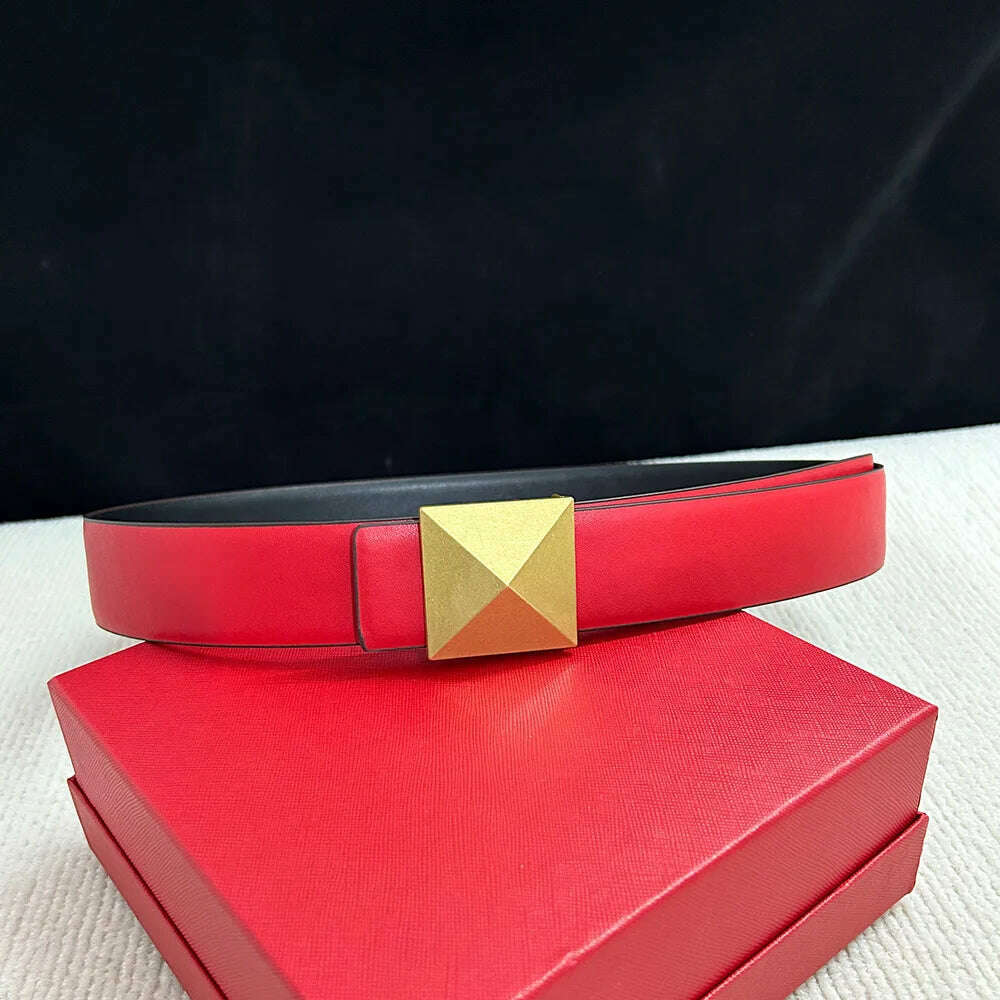 2024 Luxury Reversible Leather Belt