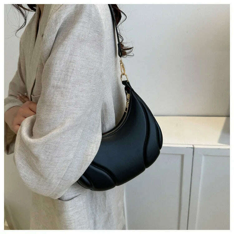 Retro Leather Shoulder Bags - Simple & Stylish Design