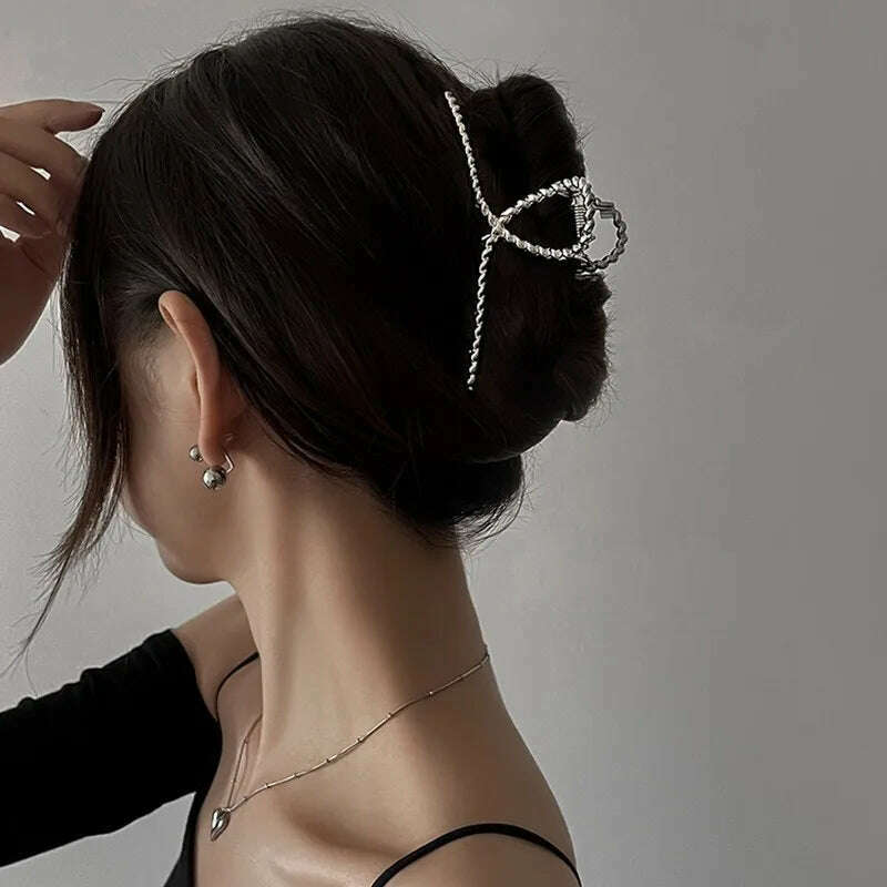 2024 Parcce Vintage Ribbon Bow Hair Claws