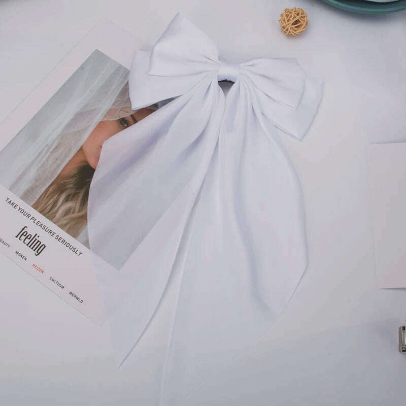 Bow Ribbon Hair Clip for Women