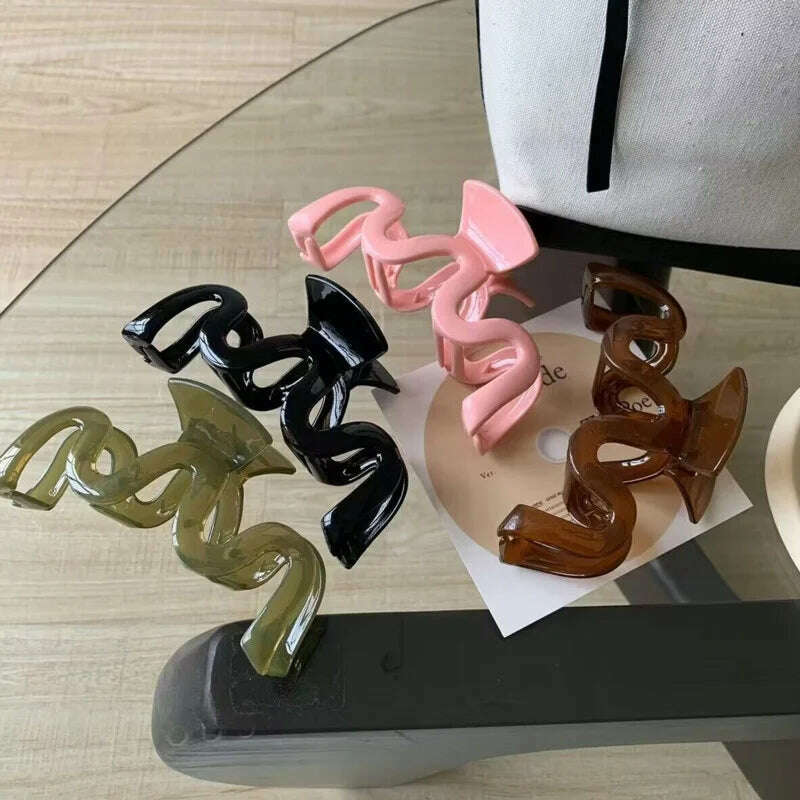 13cm Large Acrylic Geometric Hair Claw Clip for Women