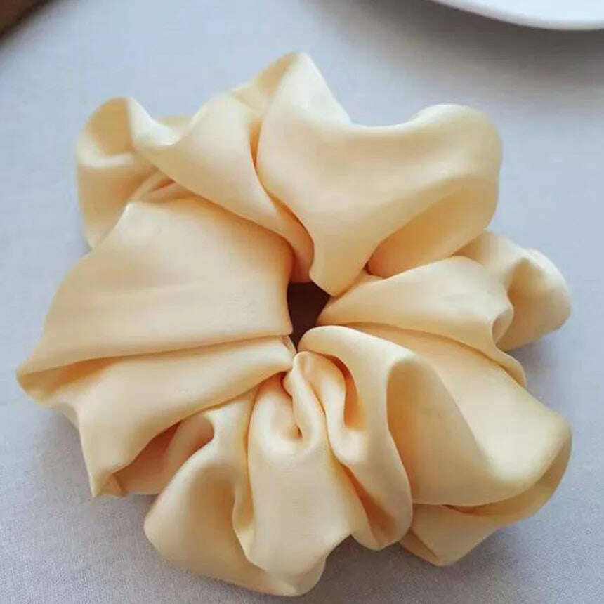 Oversized Silk Scrunchies for Women