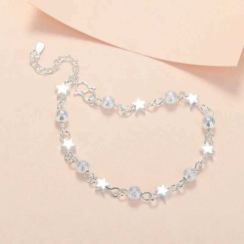 Luxury 925 Sterling Silver Adjustable Bracelet for Women